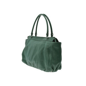 Gucci Bag Green Tote Leather